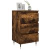 vidaXL Bedside Cabinets 2 pcs Smoked Oak 40x35x69 cm Engineered Wood