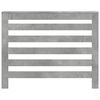 vidaXL Radiator Cover Concrete Grey 104x20x82 cm Engineered Wood