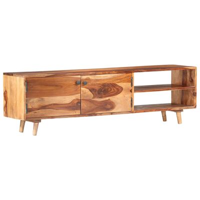 vidaXL TV Cabinet 140x30x40 cm Solid Sheesham Wood