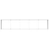 vidaXL Garden Raised Bed Light Brown 400 x 80 x 45 cm Galvanised Steel