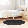 vidaXL Anti-slip Shaggy Rug Dark grey 120 x 120 cm PP