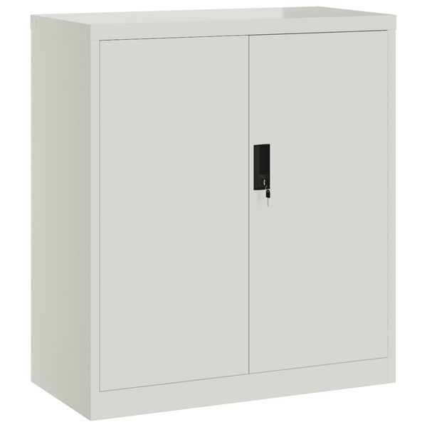 vidaXL File Cabinet Light Grey 79x40x90 cm Steel
