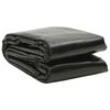vidaXL Pool Cover Black 260x160 cm PE
