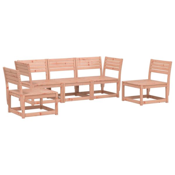 vidaXL 5 Piece Garden Sofa Set Solid Wood Douglas