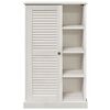 vidaXL Bathroom Cabinet VIGO White and Antique White 68 x 34 x 110 cm