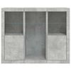 vidaXL Sideboards with LED Lights 3 pcs Concrete Grey Engineered Wood