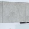 vidaXL Hanging Cabinet Concrete Grey and White 50 x 31 x 100 cm
