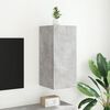 vidaXL TV Wall Cabinet with LED Lights Concrete Grey 30.5x35x70 cm