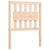 vidaXL Bed Frame without Mattress Small Single Solid Wood