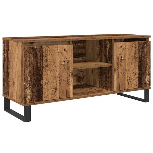 vidaXL TV Cabinet Old Wood 104 x 35 x 50 cm Engineered Wood