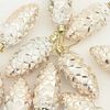 vidaXL Christmas Pine Cone Ball 40 pcs Champagne
