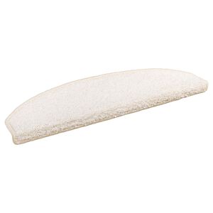 vidaXL Self-adhesive Stair Mats 15 pcs 80 x 24.5 x 3.5 cm White