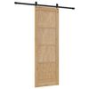 vidaXL Sliding Door ORKDAL Brown 73.5 x 211 cm Solid Pine Wood