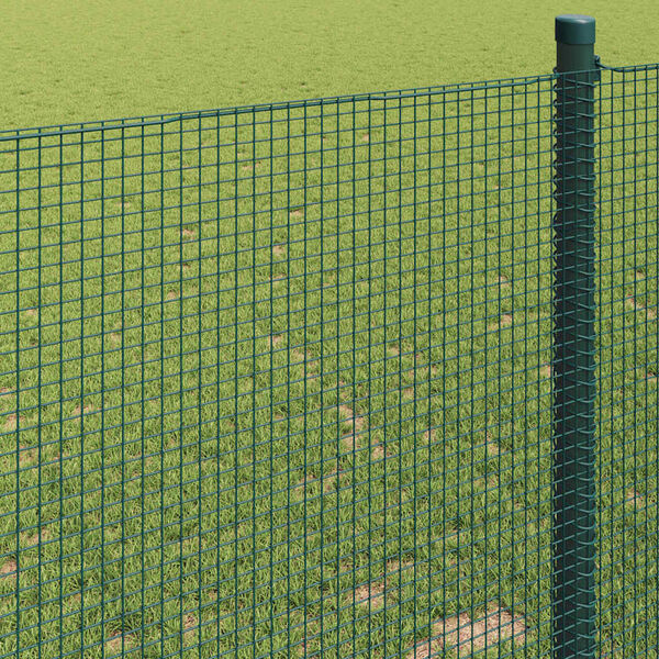 vidaXL Welded Wire Fence Green 1.2 x 10 m Steel