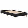 vidaXL Bed Frame Black Oak 193 x 78 x 25 cm Engineered Wood