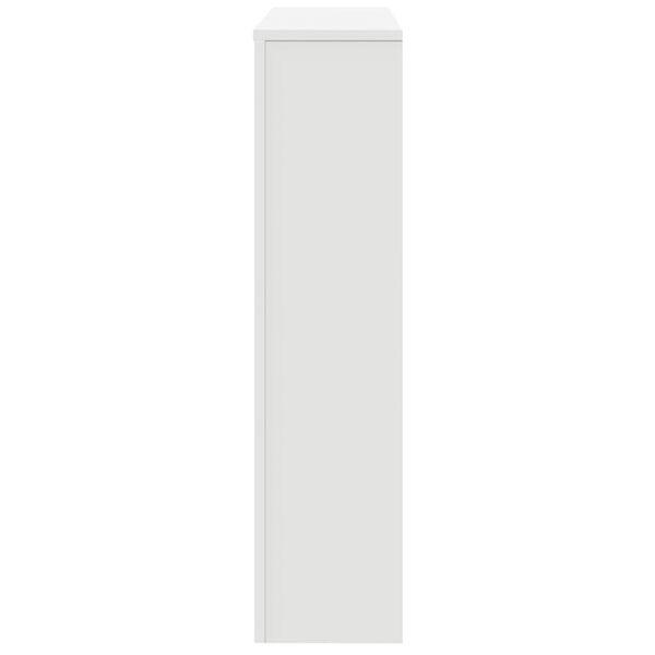 vidaXL Radiator Cover White 149x20x82 cm Engineered Wood