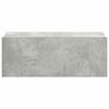 vidaXL Floating Nightstand Concrete Grey 40x30x15 cm Engineered Wood
