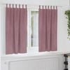 vidaXL Blackout Curtains 2 pcs Dark Pink 140 x 175 cm Velvet