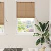 vidaXL Roller Blind with Curtains Manual Brown 90 x 220 cm Bamboo