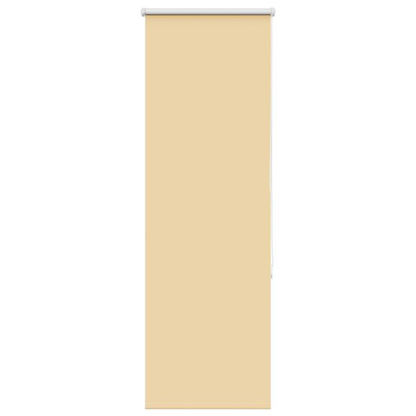 vidaXL Roller Blind Blackout Beige 45x175 cm Fabric Width 40.7 cm Polyester