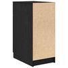 vidaXL Desk Cabinet Black oak 33 x 50 x 75 cm Engineered Wood