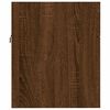 vidaXL 2 Piece Bathroom Furniture Set Brown Oak Engineered Wood