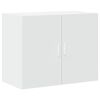 vidaXL Wall Cabinet White 80x42.5x64 cm Engineered Wood