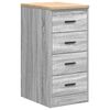 vidaXL Garage Cabinets 2 pcs Grey Sonoma Engineered Wood