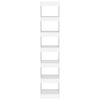 vidaXL Book Cabinet/Room Divider White 40x30x198 cm