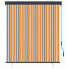 vidaXL Outdoor Roller Blind 140x250 cm Yellow and Blue