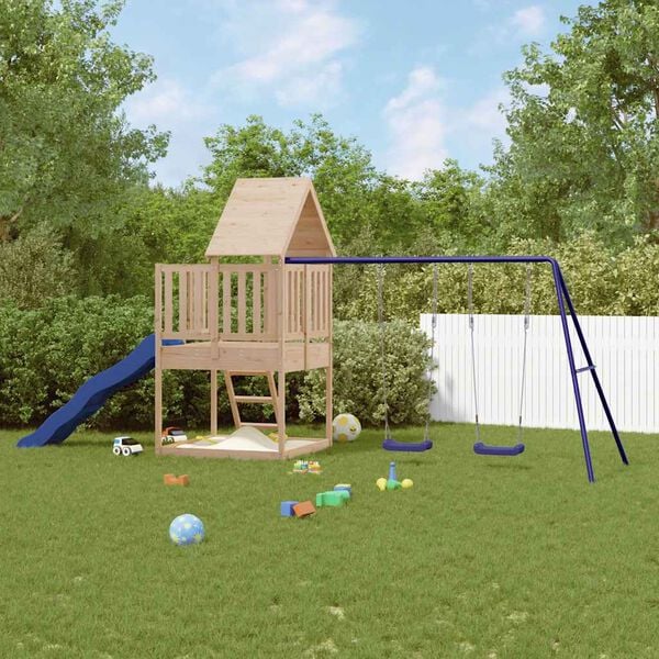 vidaXL Outdoor Playset Solid Wood Pine