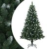 vidaXL Artificial Christmas Tree 180 cm PVC and Metal Green