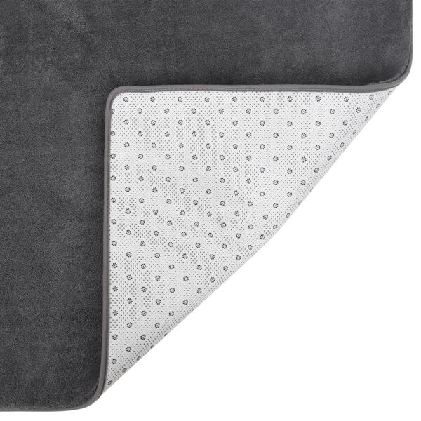 vidaXL Teddy Rug Anthracite 270x180 cm