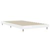 vidaXL Bed Frame without Mattress High Gloss White 90x190 cm Single