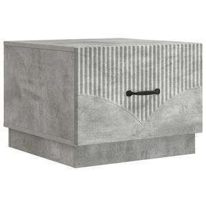 vidaXL Coffee Table Concrete Grey 49 x 50 x 37 cm Engineered Wood