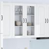 vidaXL Kitchen Cabinet Kalmar High Gloss White 80 x 31 x 100 cm