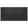 vidaXL 5 Piece TV Cabinet Set Black Engineered Wood