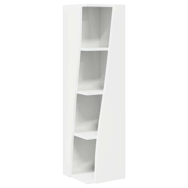 vidaXL Corner Cabinet White 27.5 x 27 x 102 cm Engineered Wood