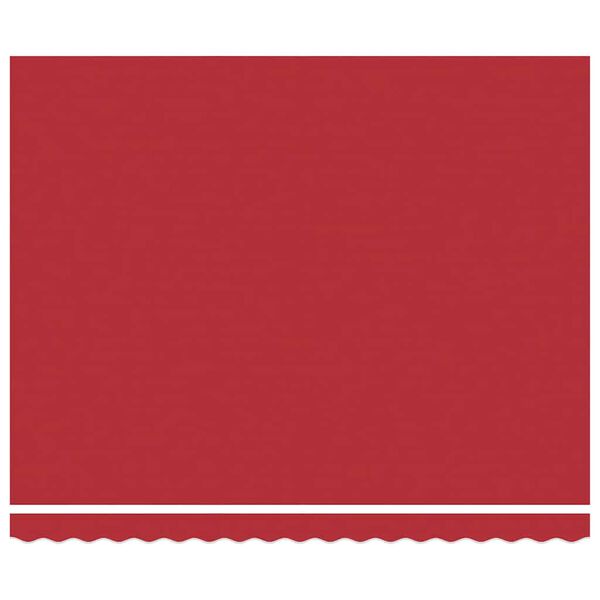 vidaXL Retractable Awning Manual Red 400 x 300 cm Polyester and Metal