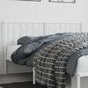 vidaXL Metal Replace Headboard White 160 cm