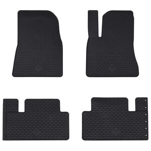 vidaXL Car Mat 4 pcs Black suitable for Tesla MODEL 3 2017- 4D Aft