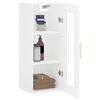 vidaXL Wall Mounted Cabinet White 34.5x34x90 cm