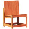 vidaXL Garden Chair Wax Brown 50.5x55x77 cm Solid Wood Pine