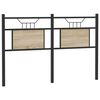 vidaXL Replace Headboard Sonoma Oak 140 cm Engineered Wood and Steel
