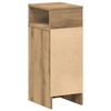 vidaXL Bedside Cabinets 2 pcs with Drawer Artisan Oak 25x31x66 cm