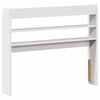 vidaXL Headboard with Shelves White 100 cm Solid Wood Pine