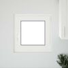 vidaXL Basement Window "RISOR" 60x60 cm Tilt&Turn DIN Right White