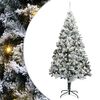 vidaXL Artificial Pre-lit Christmas Tree Green 400 cm PVC