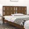 vidaXL Bed Headboard Honey Brown 165.5x4x100 cm Solid Wood Pine