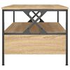 vidaXL Coffee Table Sonoma Oak 100x51x45 cm Engineered Wood